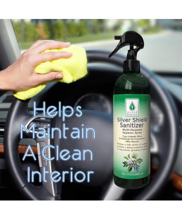 Silver Shield Sanitizer - All Natural Colloidal Silver MicroCleanser 12 oz - Buy Online on GoSupps.com