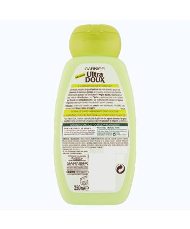 Garnier Ultra Doux Purifying Shampoo for Oily Hair Soft Clay/Cedrat 250 ml - Buy Online on GoSupps.com