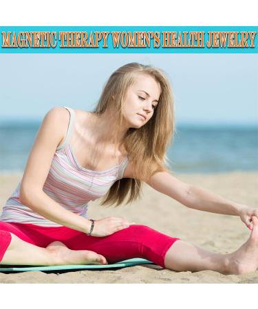 Yinox Magnetic Therapy Arthritis Copper Bracelet for Women - Pain Relief & Fashion with Turkish Turquoise (3500 Gauss) - Buy Online on GoSupps.com