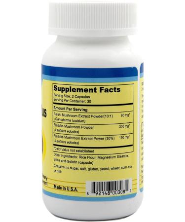 Best in Nature Best Rei-Shi Plus - Sleep Better Improve Immune and Liver Function- Premium Organic Rei-Shi Mushroom Extract - Buy Online on GoSupps.com