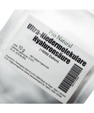 Pro Natural Hyaluronic Acid Powder 20g - Ultimate Hydration & Skin Renewal for All Skin Types - Buy Online on GoSupps.com