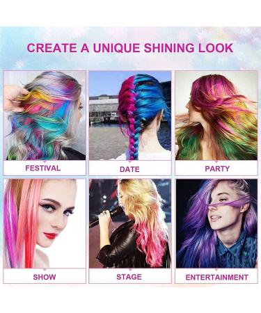 New Hair Chalk Comb Mascara Temporary Washable Hair Color Dye for Girls & Women - Non-toxic Instant Hair Dye, Perfect for Christmas, Halloween, Birthdays & Parties - Light Purple (02) - Buy Online on GoSupps.com