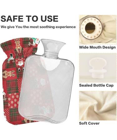 Christmas Heat Bottle - 1L Hot Water Bottle for Pain Relief & Hand Warmth | Perfect Gift for Comfort - Buy Online on GoSupps.com