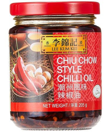 Lee Kum Kee Chiu Chow Chili Oil net wt. 205g (7.2oz)
