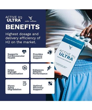 Active H2 Ultra Hydrogen Water Tablet - Boost Health  Support Immunity & Balance Antioxidants | 30 Tablets - Buy Online on GoSupps.com