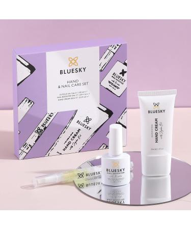 BLUESKY Hand and Nail Care Kit - Cuticle Oil Pen, Hand Cream, Nail Growth Booster - 3 Piece Gift Set for Damaged Nails - Buy Online on GoSupps.com