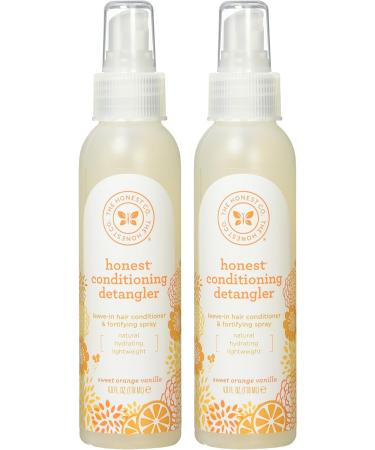 The Honest Company Conditioning Detangler Leave-in Conditioner - Sweet Orange Vanilla 4 fl oz (Pack of 2) - Buy Online on GoSupps.com