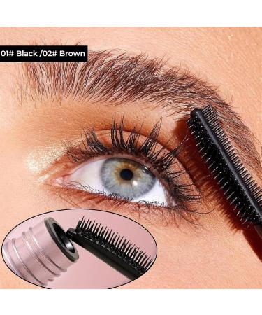 Mascaras pour le maquillage des cils imperm able l'eau allongement et bouclage r sistant la transpiration durable non tach (marron) - Buy Online on GoSupps.com