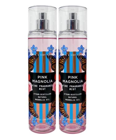 Bath & Body Works Pink Magnolia- 2 Pack - Fine Fragrance Mist