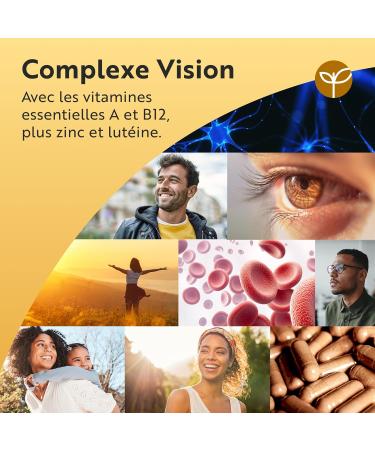 Lutein Natural Eye Supplement 90 Vegan Capsules - Zeaxanthin Bilberry Extract Vitamins A B12 & Zinc - Support Normal Vision | Nutravita UK - Buy Online on GoSupps.com