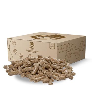 PELLET JALISCO Wooden substrate for pet bed (cats rabbit mice ferrets reptiles etc.) (1098 mm3)
