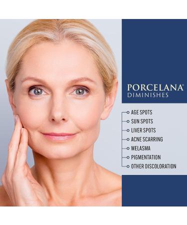 Porcelana Nighttime Cream 3 oz - Fades Dark Spots, Acne Scarring, Melasma & Discoloration - Evens Facial Tone - Extreme Moisturizer with Vitamins & Antioxidants - Buy Online on GoSupps.com