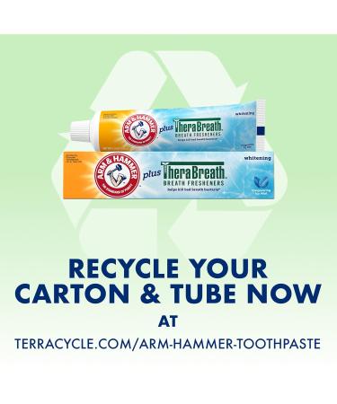 ARM & Hammer Toothpaste Plus TheraBreath Breath Fresheners ICY Mint Flavor Teeth Whitening Toothpaste Anticavity Fluoride for Bad Breath 5.5 Oz (Pack of 2) - Buy Online on GoSupps.com