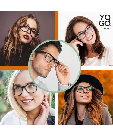 Blue Light Blocking Reading Glasses 5 Pack for Women Men - UV Ray/Glare Protection - Anti Eyestrain Computer Readers - Fashion Eyeglasses (Black/Clear  Grey Tortoise  Crystal  Havana Brown) - 3.0x - Buy Online on GoSupps.com