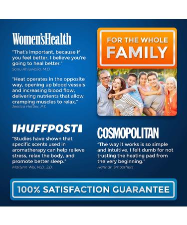 Herbal Aromatherapy Neck and Shoulder Wrap for Instant Tension Relief - Migraines, Headaches, Arthritis - Deep Muscle Relaxation - Buy Online on GoSupps.com