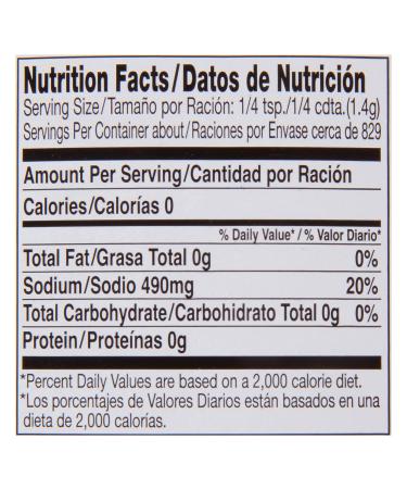 McCormick Culinary Garlic Salt 41.25 oz - Versatile Seasoning for Soups, Breads, Vegetables, Meats - 2.57 Pound Container - Buy Online on GoSupps.com