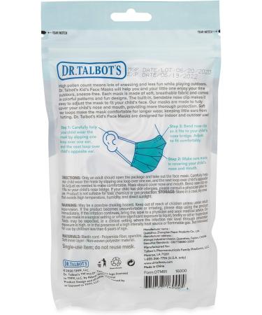 Buy Dr. Talbot's Disposable Kid s Face Mask for Boys (6-12 Years) - Pack of 20 | Nuby | International Shipping Available - Buy Online on GoSupps.com