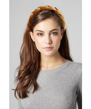 Vintage Braided Hair Ties for Women | Traditional Caramel Hair Ripe Wide Headband Fashion - Buy Online on GoSupps.com