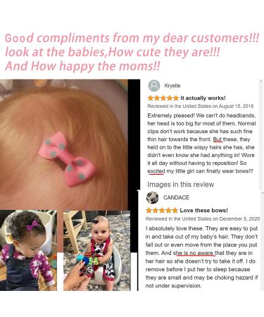 20 Pack Handmade Tiny Hair Clips for Baby Fine Hair - Mini Grosgrain Ribbon Bows - Hair Accessories for Baby Girls in 20 Colors - Buy Online on GoSupps.com
