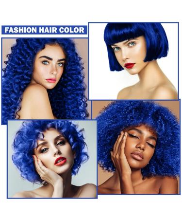 Blue Hair Dye Wax - Temporary Color 24-Hour Long Lasting Washable - Perfect for Parties Cosplay & Halloween - Buy Online on GoSupps.com