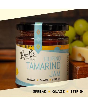 Filipino Tamarind Jam from RoniB s Kitchen 190ml - Filipino Style Vegan Sweet and Sour Jam Made with Tamarind Red Pepper and Gin - Buy Online on GoSupps.com