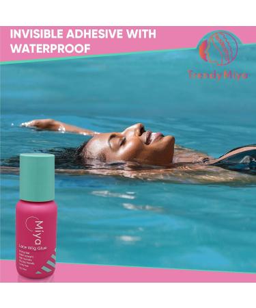 Miya Lace Wig Glue 1.06oz - Invisible Waterproof Adhesive for Strong Hold on Lace Wigs & Hairpieces - Buy Online on GoSupps.com