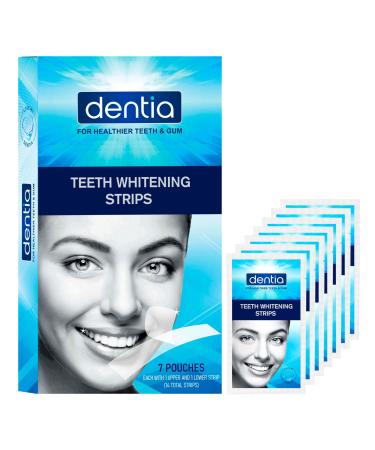 14 Teeth Whitening Strips Gentle for Sensitive Teeth Professional Effect to Remove Stains (14 Strips - 7 Pack) 14 count (Pack of 1)