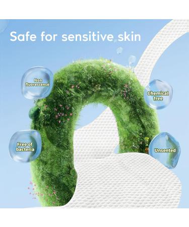 Ourmed Life Facial Cleaning Towels - 80 Thick Biodegradable Disposable Clothes for Sensitive Skin | Lint-Free Makeup & Drying Towels - Buy Online on GoSupps.com
