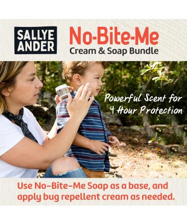 SALLYEANDER No Bite Me! Cream & Soap Set - Natural Insect Repellent Soothes & Protects Skin - Shop Internationally - Buy Online on GoSupps.com