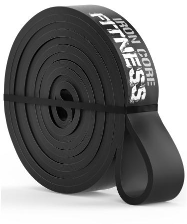 Iron Core Fitness Resistance Bands for Pull Up Assist- Strength Power Flexibility Training at Home or Gym. Ebooks and Workout Chart Included. #3 Black