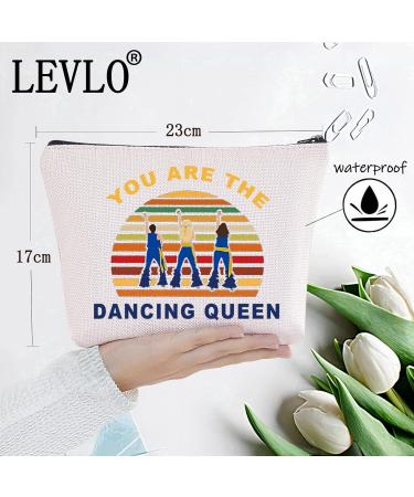 LEVLO Mamma Makeup Bag - Perfect Gift for Dancing Queen Fans | Musical Comedy Cosmetic Bag - Buy Online on GoSupps.com