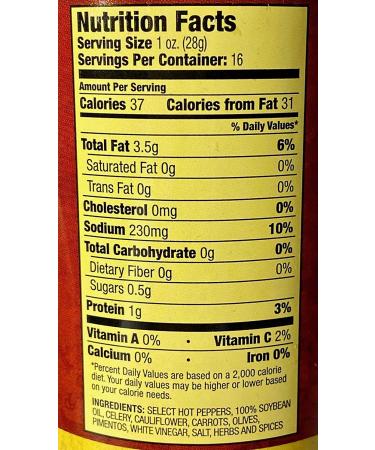 Potbelly Sandwich Shop Hot Peppers 16 Oz - Spicy Condiment from a Trusted Brand - Buy Online on GoSupps.com