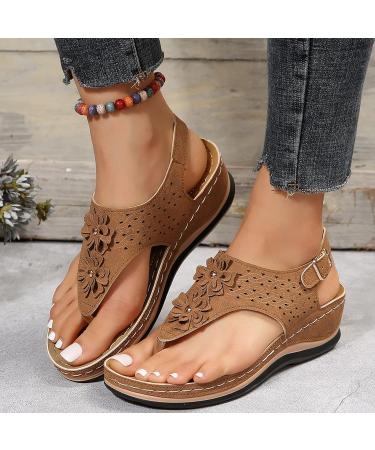 SBGMoSJ Bunion Corrector Orthopedic Sandals for Women - Wide Width Strap Heels - Buy Online on GoSupps.com