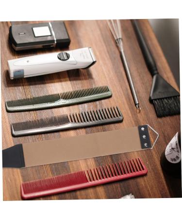 Minkissy Double String Hairdressing Razor Strap - Premium Leather & Canvas Hair Cutting Tool for Professionals - Buy Online on GoSupps.com