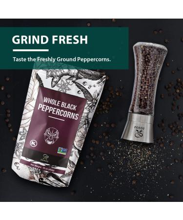 Soeos Whole Black Peppercorns - 16 oz | Premium Quality Spices - Buy Online on GoSupps.com