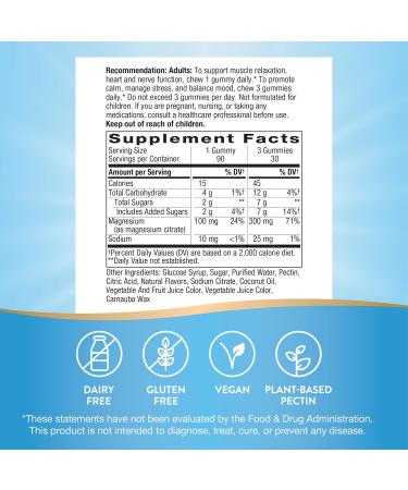 NATURES WAY Nature s Way Magnesium Gummies Promotes Calm 90 CT - Buy Online on GoSupps.com