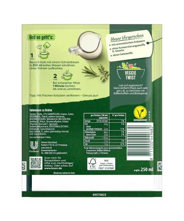 KNORR Gourmet Cream Sauce for Roasts - Delicious Light Brown Sauce (23x 250ml) | No Flavor Enhancers | International Shipping Available - Buy Online on GoSupps.com