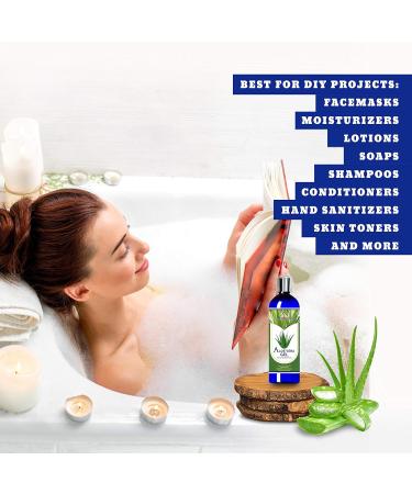 ANCIENT HEALTH REMEDIES Organic Unrefined Cold Pressed PURE ALOE GEL Bulk Wholesale Beauty Skin Care Moisturizing DIY GEL For DYI Skin Products (INDIA) (16 oz) 1 Pound (Pack of 1) - Buy Online on GoSupps.com