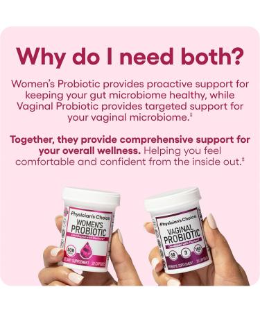 Physician's CHOICE Feminine Power Duo Bundle - Vaginal Probiotic + Womens Probiotic Bundle - Buy Online on GoSupps.com