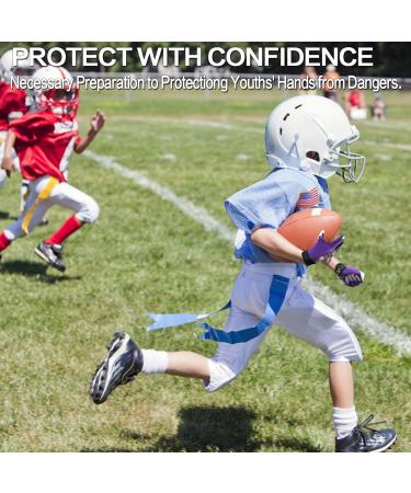 Buy Finger Ten American Football Receiver Gloves for Youth Girls | Waterproof Impact Protection | Size L (Ages 5-14) - Buy Online on GoSupps.com