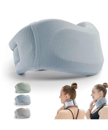 Recovist Recovist Neck Brace Cervicorrect Neck Brace Neck Brace for Sleeping Soft Foam Snoring Cervical Neck Brace for Women Men (Small Blue) S Blue
