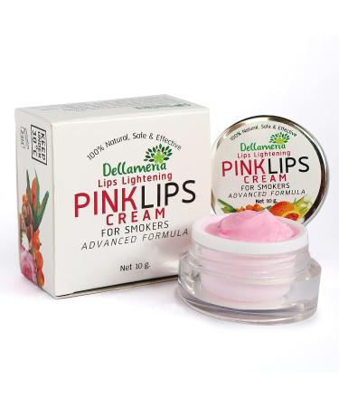 Dellameria Lightening Cream for Dark Lips - Smokers Lip Repair & Dark Lip Treatment, Promotes Pink Lips, Dry & Cracked Lip Care - Buy Online on GoSupps.com