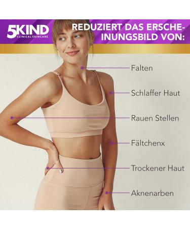 5Kind Collagen Tightening Moisturizer 200ml Professional Anti-Cellulite Cream for Tight Smooth Skin Luxurious Natural Formula - Buy Online on GoSupps.com