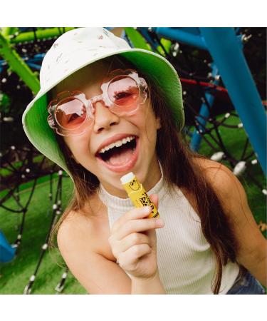 Poppy & Pout Kids Jumbo Lip Balm | All Natural Lip Balms & Moisturizers | Hydrates with Beeswax Vitamin E Organic Coconut Oil | Cruelty-Free | Lip Balm in Recyclable Cardboard Tube (Banana Fanna) - Buy Online on GoSupps.com
