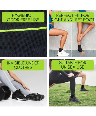 Best Ankle Brace Compression Sleeve - Support Socks for Work Gym Sports & Plantar Fasciitis - Ikido Medium - Buy Online on GoSupps.com