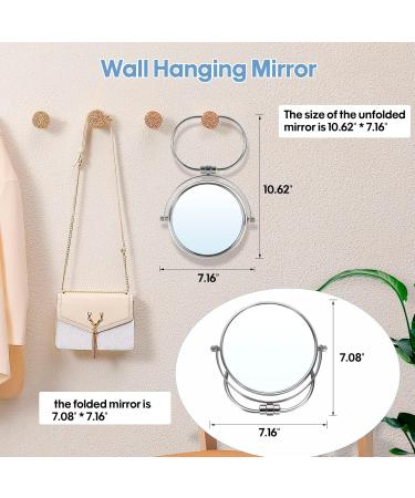 HOMEMIRO Makeup Mirror 6-Inch Foldable - Buy Online on GoSupps.com