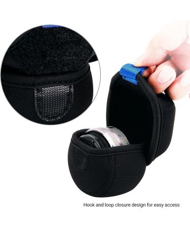 JJC Water Resistant Neoprene Lens Pouch for Mirrorless Lenses - Canon EF-M 22mm, Sony E PZ 16-50mm, Fujifilm XF27 - 2.4 x 1.6 Inches - Buy Online on GoSupps.com