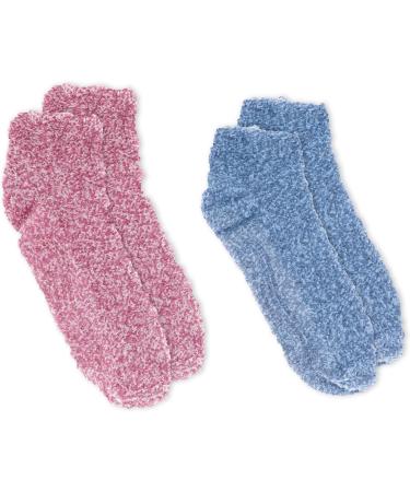 Dr. Scholl's Women's Lavender & Vitamin E Infused Spa Socks - Bottom Grippers - 2 & 3 Pair Packs - Buy Online on GoSupps.com