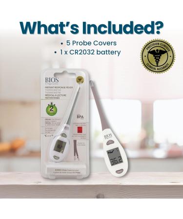 BIOS Medical Digital Thermometer - Memory Recall Auto-off - For Oral Rectal Underarm - Buy Online on GoSupps.com