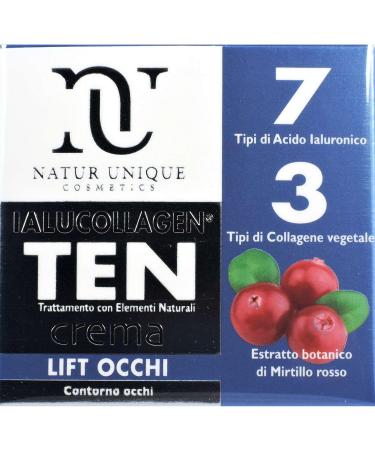 UNIQUE BY NATURE Natur Unique Lift eye cream ialucollagen TEN